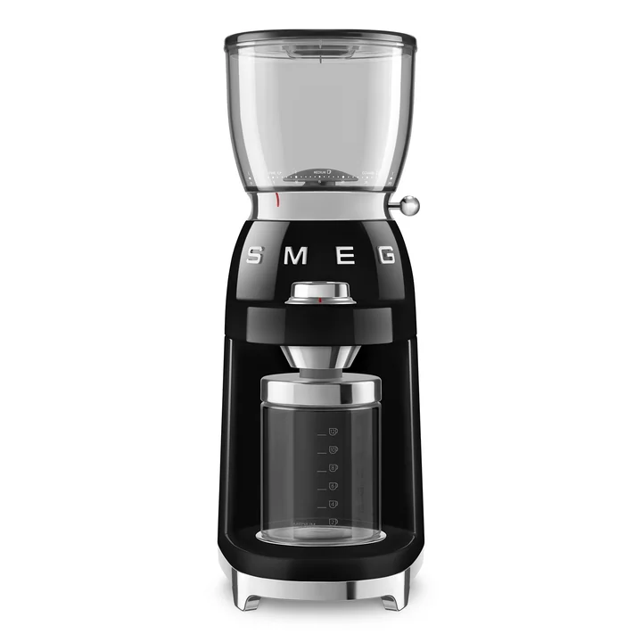 50's Style Kaffeemühle CGF11 von Smeg in der Farbe schwarz