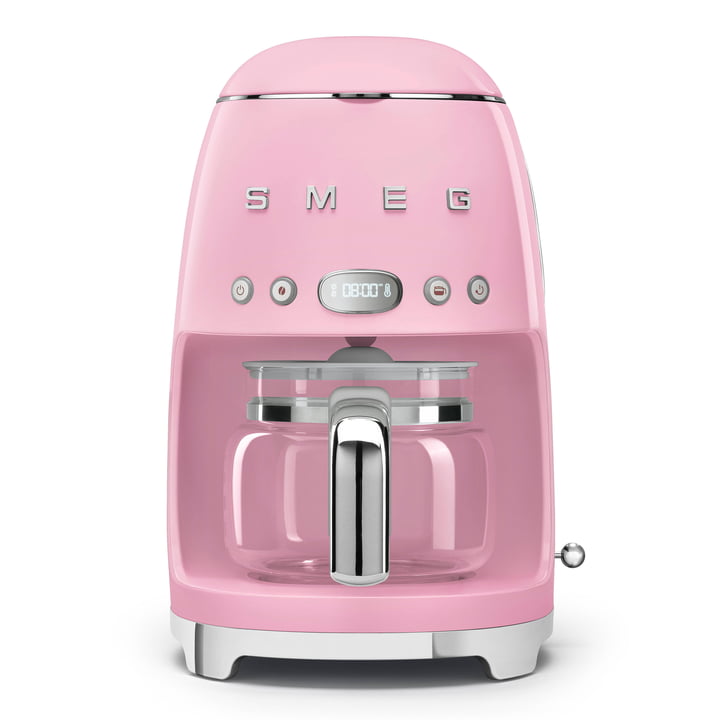 Filterkaffeemaschine DCF02 von Smeg in der Farbe cadillac pink