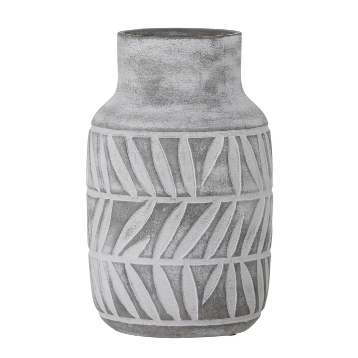 Saku Vase Ø 17 cm von Bloomingville in grau