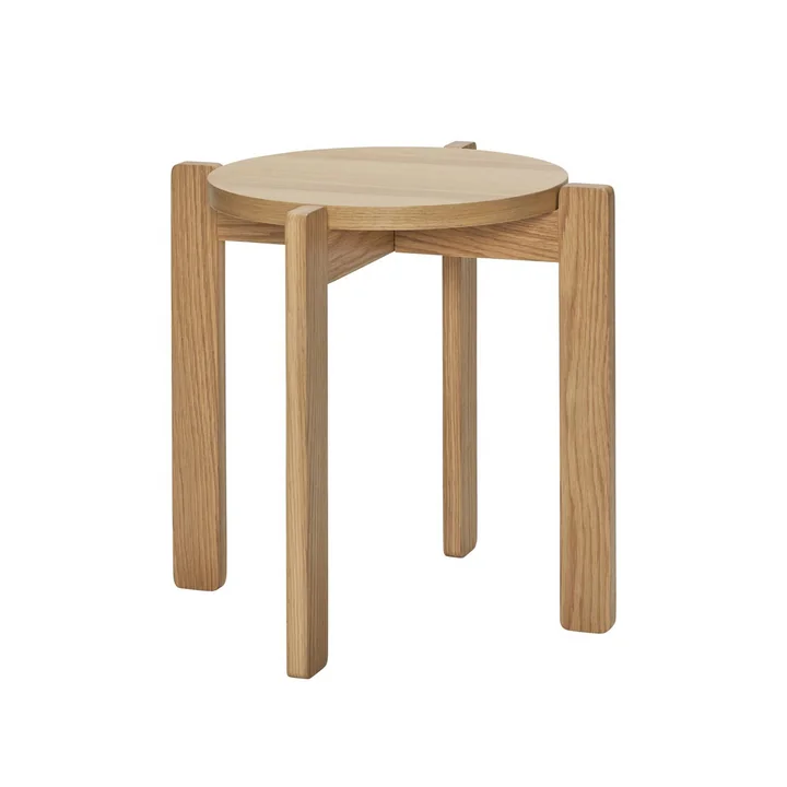 Always Hocker, H 42 cm, Eiche von Hübsch Interior
