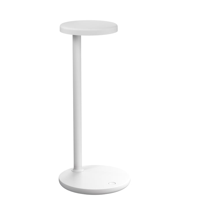 Die Oblique LED Tischleuchte von Flos, H 35 cm, weiß