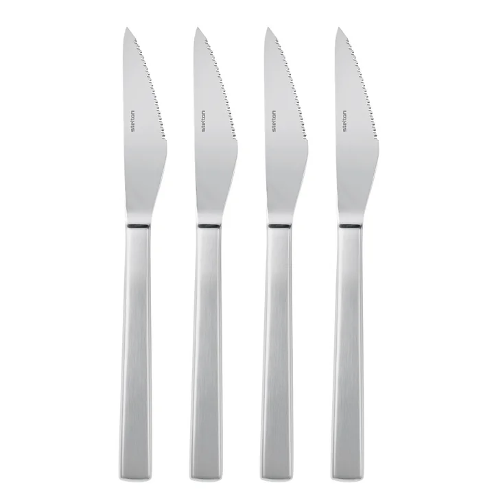 Maya Steakmesser (4er-Set), steel von Stelton