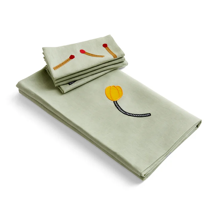 Sobremesa Tischdecke und Servietten grün von HAY