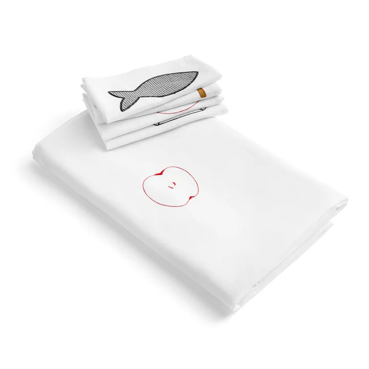 Sobremesa Tischdecke und Servietten weiß von HAY