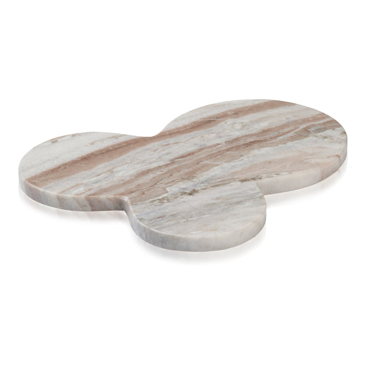 Skagen Marmor Tablett von Humdakin in der Ausführung braun
