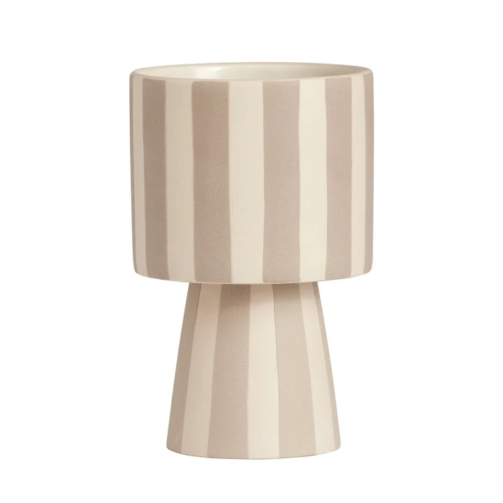 Toppu Übertopf von OYOY in der Farbe clay