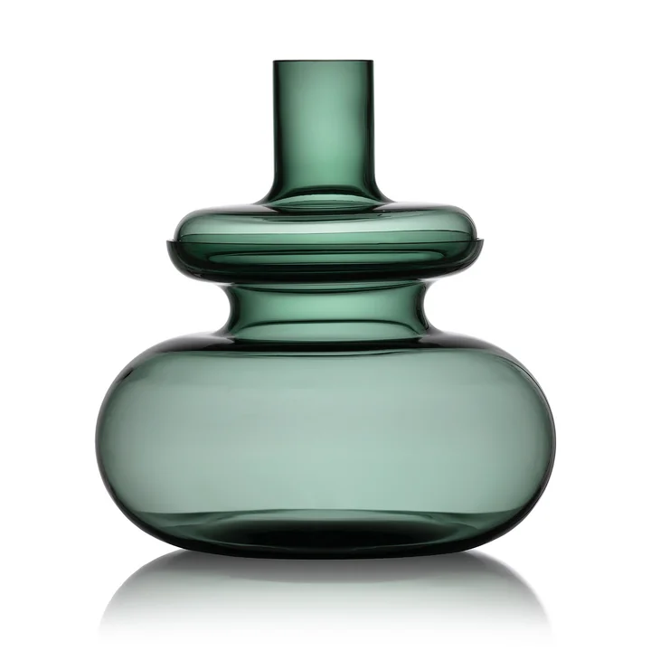 Inu Vase, Ø 31.7 x 33 cm, moss green von Zone Denmark