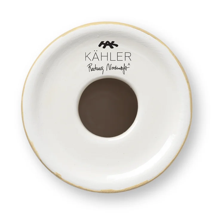 Omaggio Nuovo Kerzenhalter von Kähler Design in der Farbe ocker