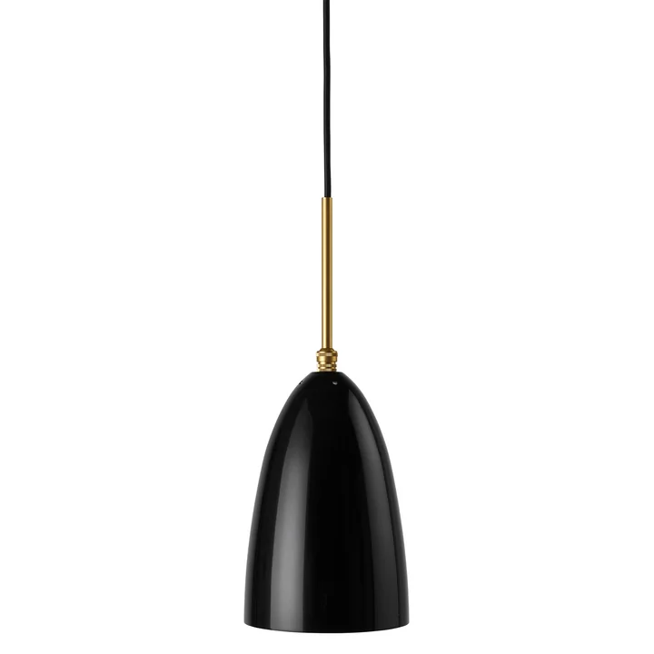 Gräshoppa Pendelleuchte von Gubi in der Farbe schwarz glänzend