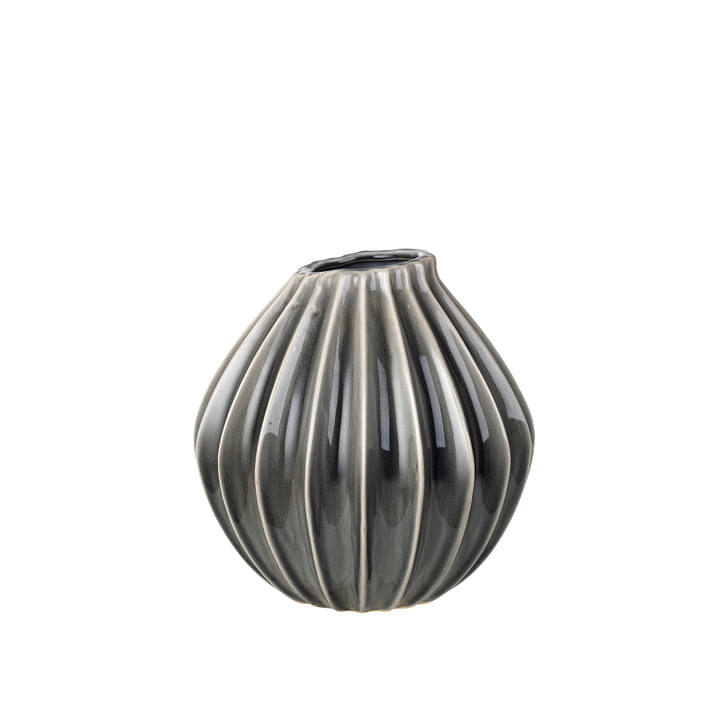 Wide Vase, Ø 25 x H 25 cm, smoked pearl von Broste Copenhagen