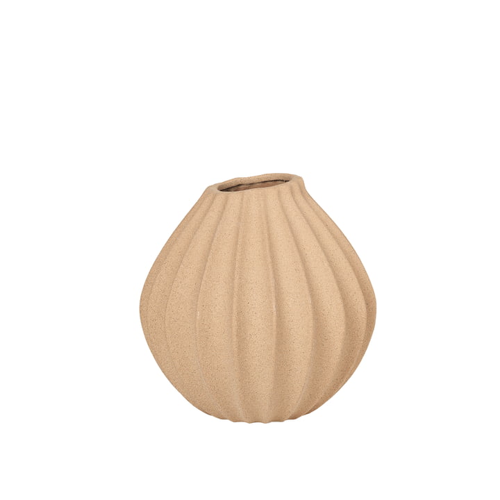 Wide Vase, Ø 25 x H 25 cm, indian tan von Broste Copenhagen