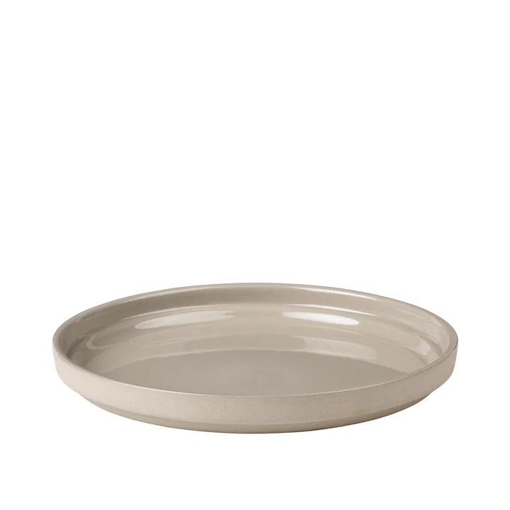 Nordic Bistro Dessertteller, Ø 21 x 2.4 cm, beige von Broste Copenhagen
