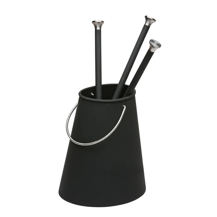 Ellipse Kaminbesteck-Set, schwarz (4-tlg.) von Morsø