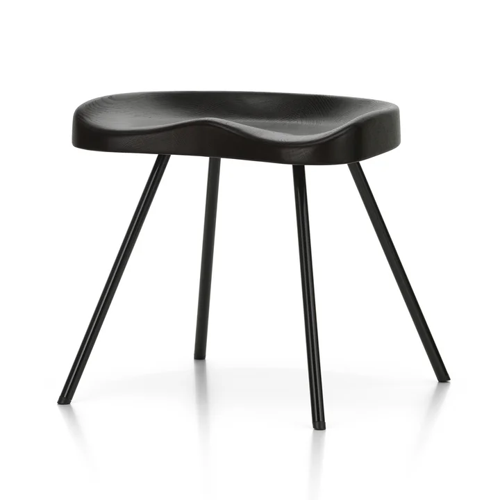 Tabouret 307 Hocker von Vitra in der Ausführung Eiche dunkel