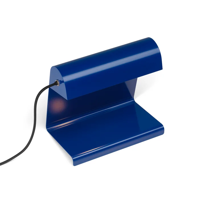 Lampe de Bureau Tischleuchte von Vitra in der Ausführung Prouvé Bleu Marcoule