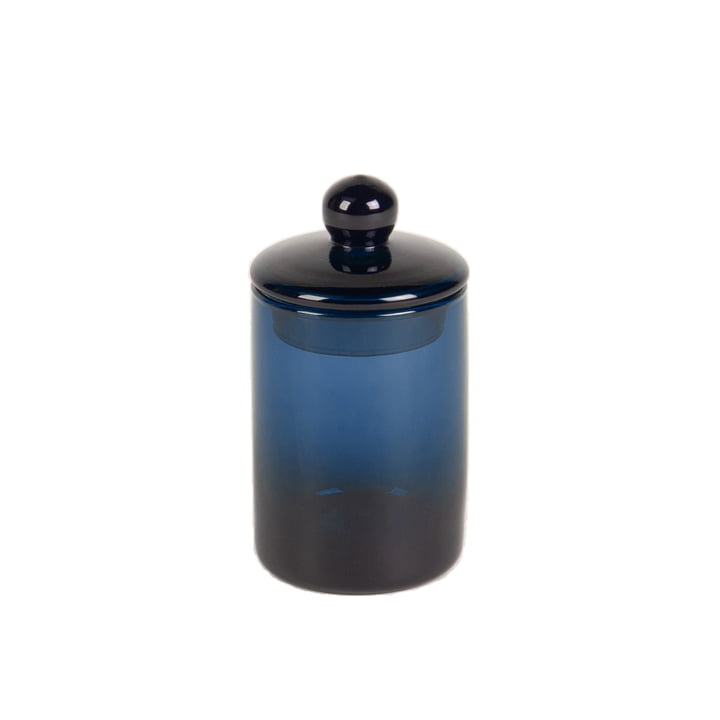 Mika Behälter mit Deckel small von XLBoom in der Farbe blau