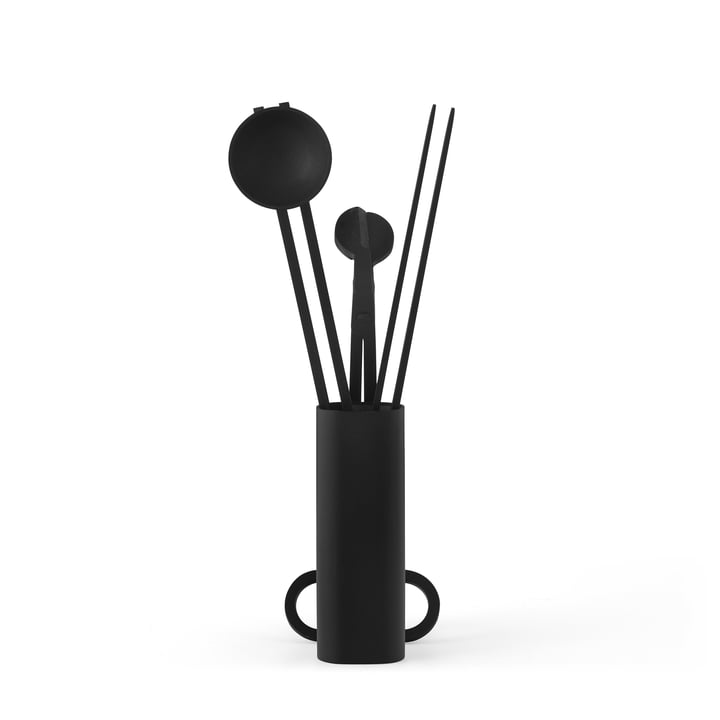 Clip Kerzenlöscher Set von Audo in der Farbe schwarz