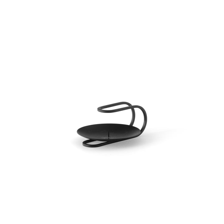 Menu - Clip Kerzenhalter, H 5 cm, schwarz