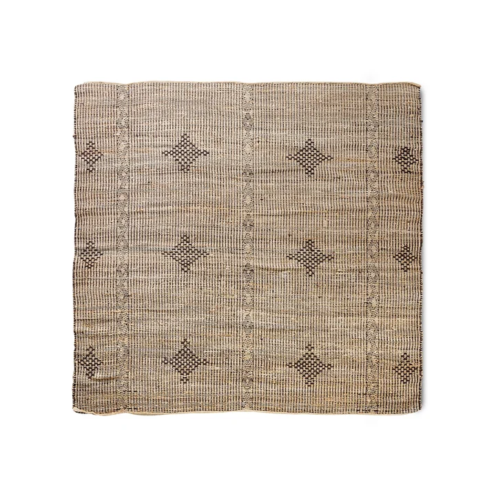 Jute Teppich, 200 cm x 200 cm, rustic von HKliving