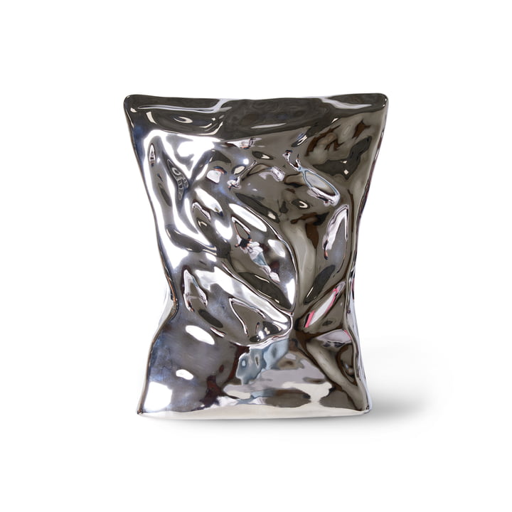Objects Bag of Crisps Vase, chrom von HKliving