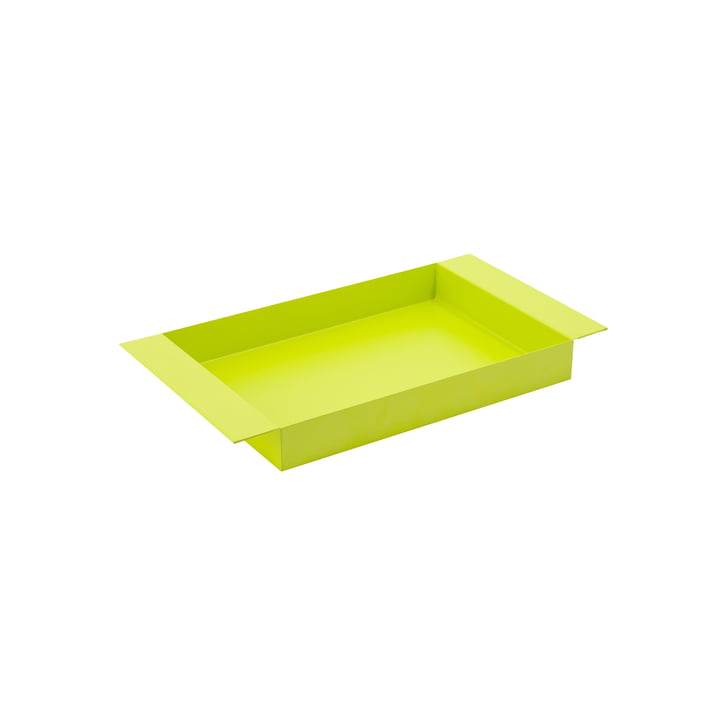 Rio Metall-Tablett klein von Remember in der Ausführung lime