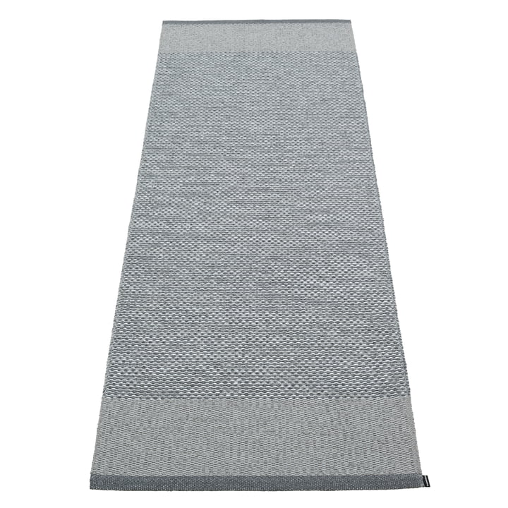 Edit Teppich, 70 x 200 cm, granit / grey metallic von Pappelina