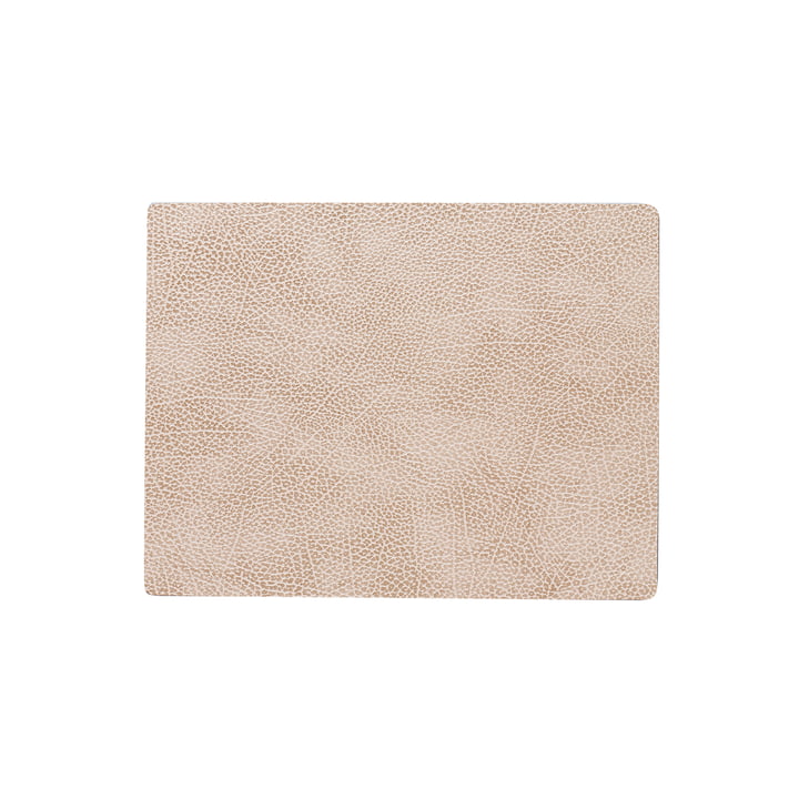 Tischset Square M, 34.5 x 26.5 cm, Hippo sand von LindDNA