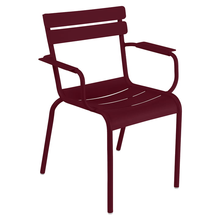 Luxembourg Sessel von Fermob in der Farbe schwarzkirsche