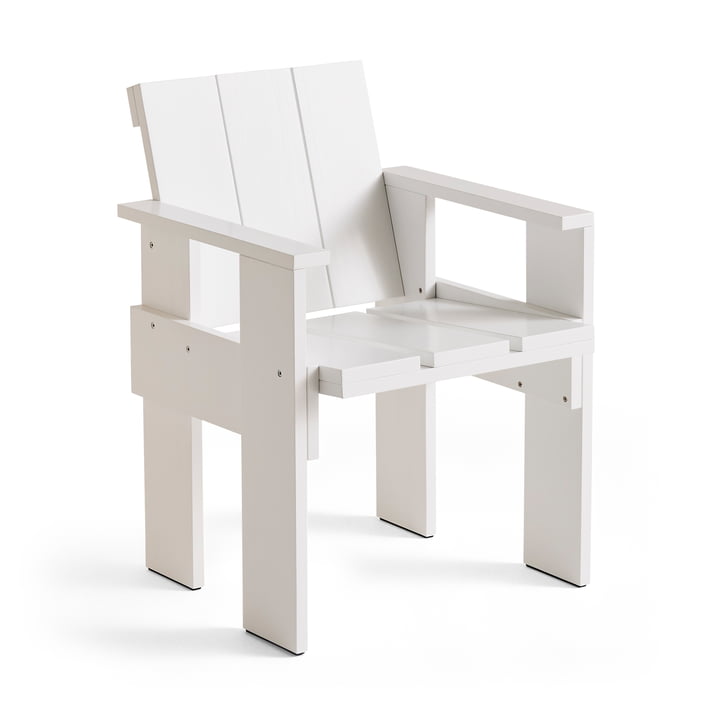 Crate Lounge Chair, L 64 cm, white von Hay