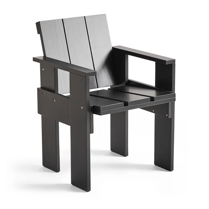 Crate Lounge Chair, L 64 cm, black von HAY