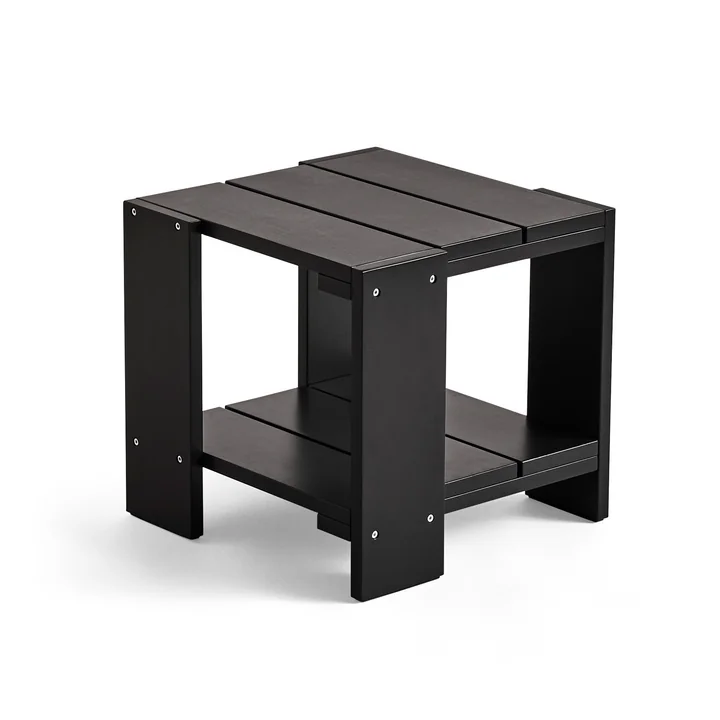 Crate Beistelltisch, L 49,5 cm, black von HAY