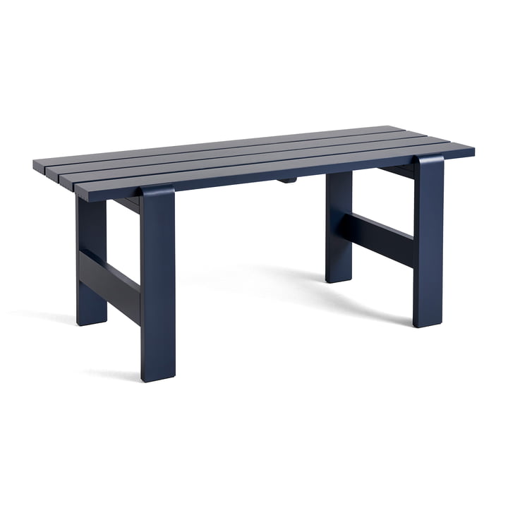 Weekday Tisch, L 180 cm, steel blue von Hay