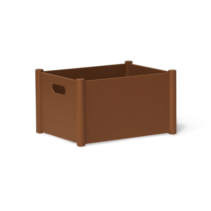 Pillar Storage Box M, clay brown von Form & Refine