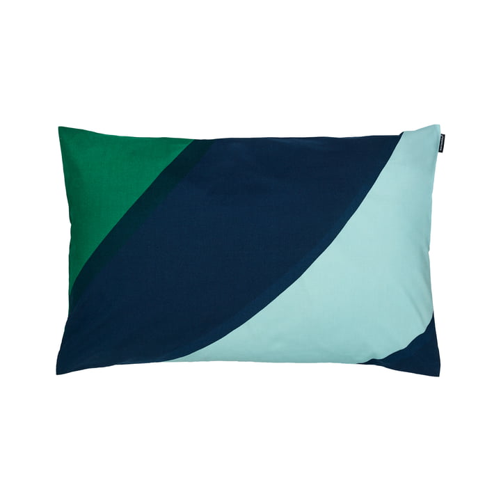 Savanni Kissenbezug 40 x 60 cm, grün / dunkelblau / mint von Marimekko