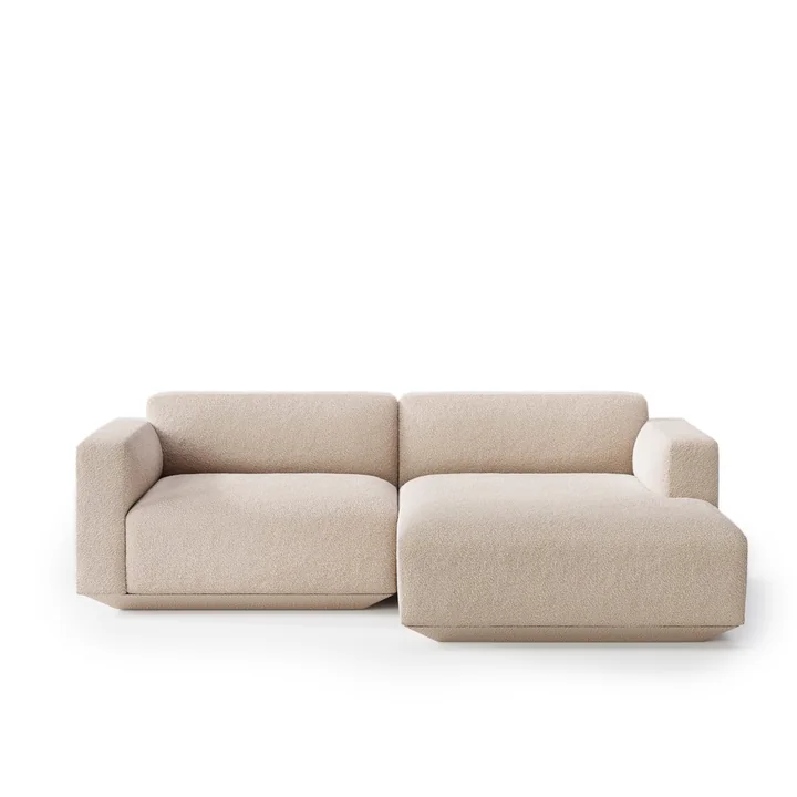 &Tradition - Develius Eck-Sofa, Konfiguration B, beige (Karakorum 003)
