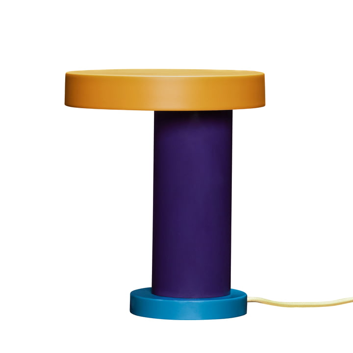 Magic LED Tischleuchte, lila / petrol / orange / gelb von Hübsch Interior