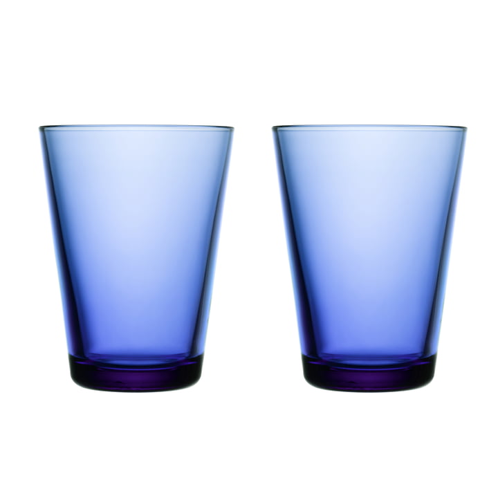 Kartio Trinkglas 40 cl, ultramarinblau (2er-Set) von Iittala