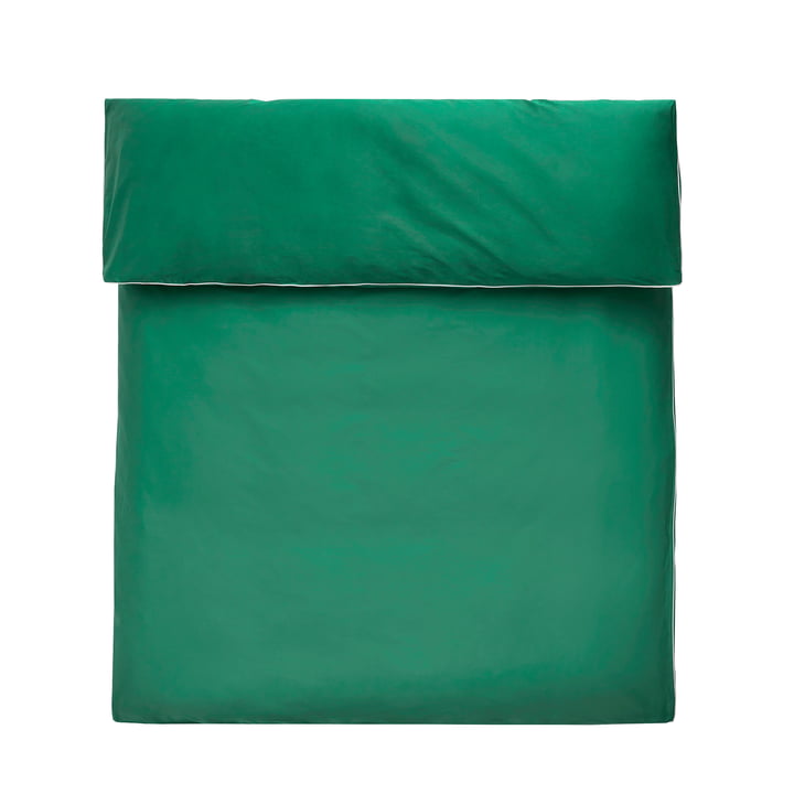 Outline Bettbezug, smaragdgrün von Hay
