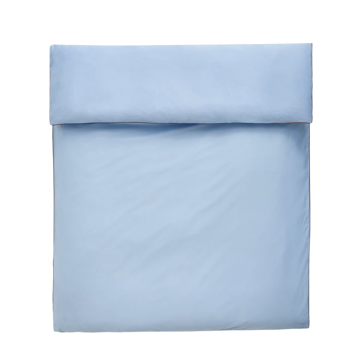 Outline Bettbezug, soft blue von Hay