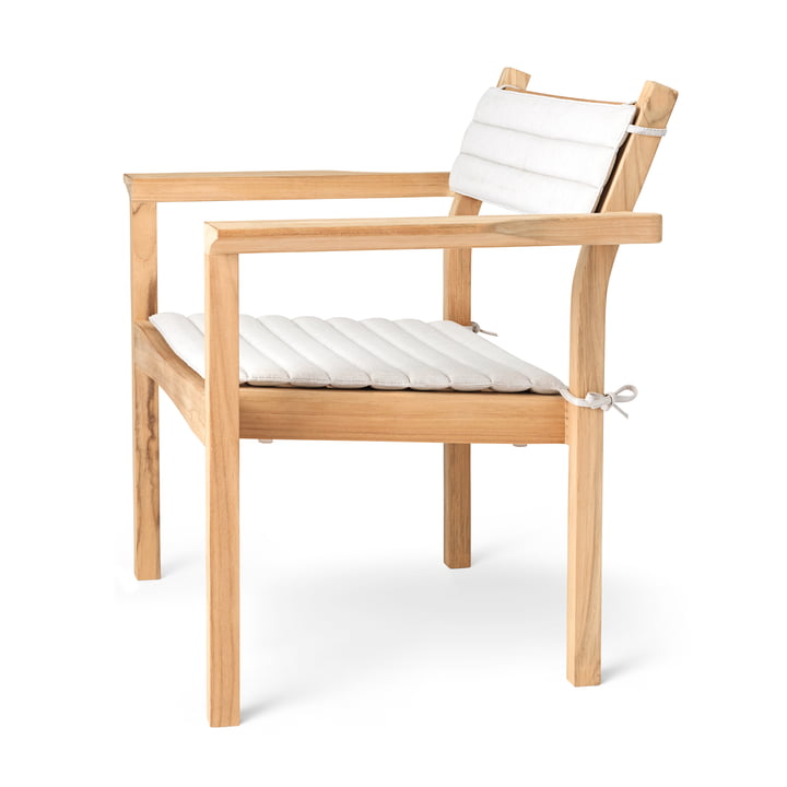 AH601 Outdoor Lounge Chair, Teak unbehandelt von Carl Hansen