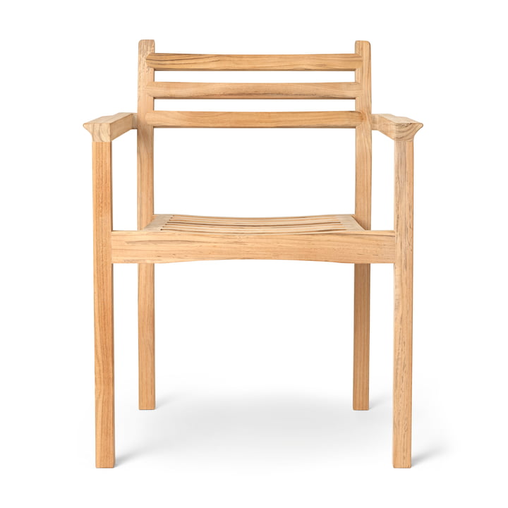 AH502 Garten Armlehnstuhl, Teak unbehandelt von Carl Hansen 