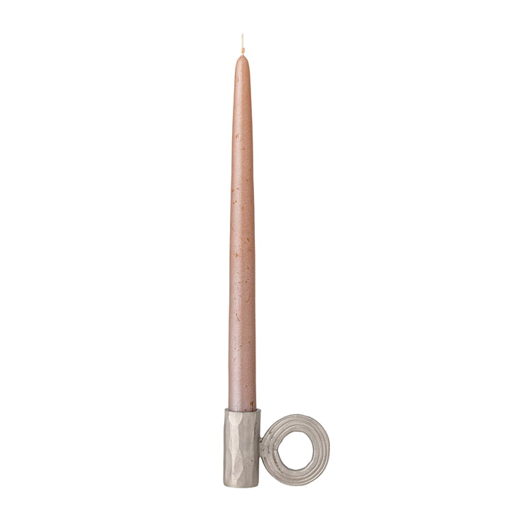 Bloomingville - Kensi Kerzenständer, H 6 cm, silber