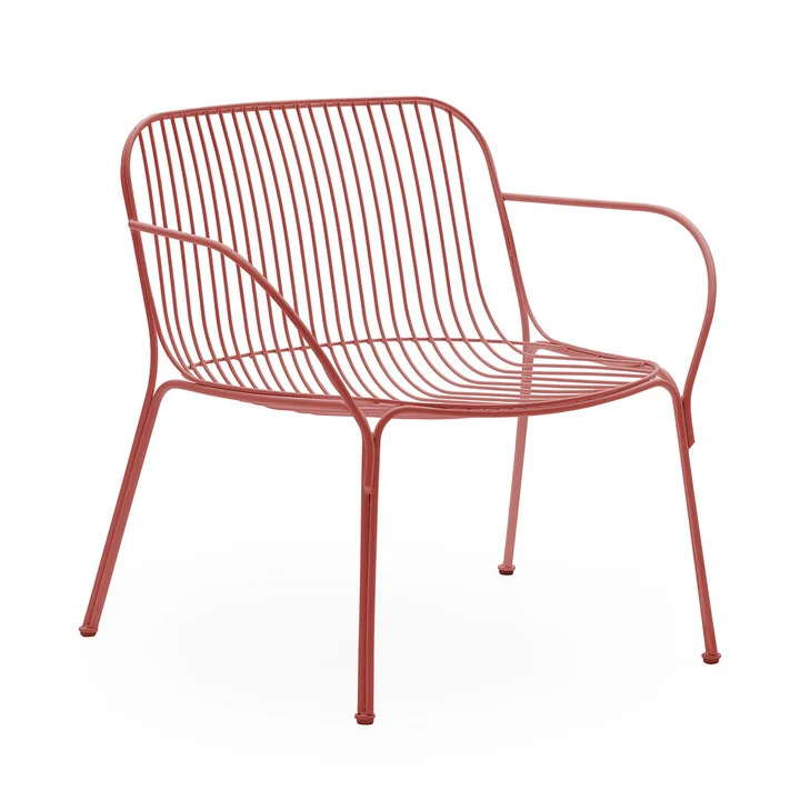 Hiray Lounge Chair, rostrot von Kartell