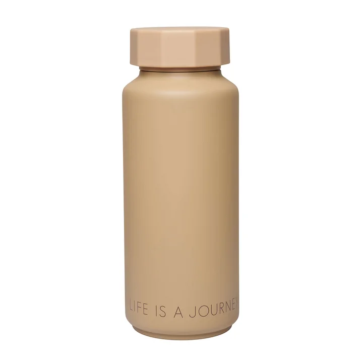 AJ Thermosflasche Hot & Cold von Design Letters in der Ausführung beige (Sonderedition)