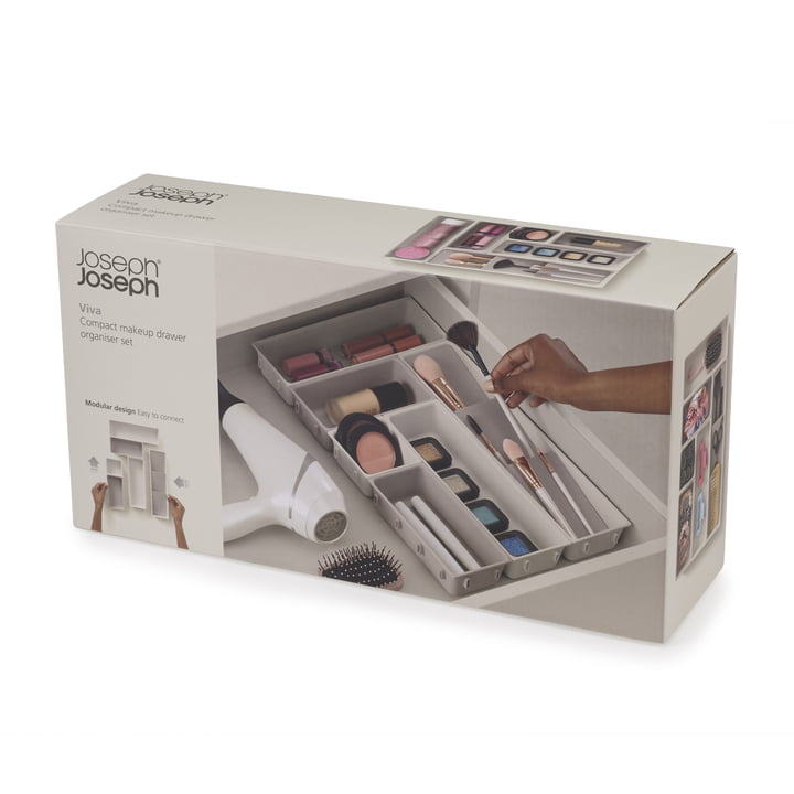 Viva Makeup Organiser, shell (7er-Set) von Joseph Joseph