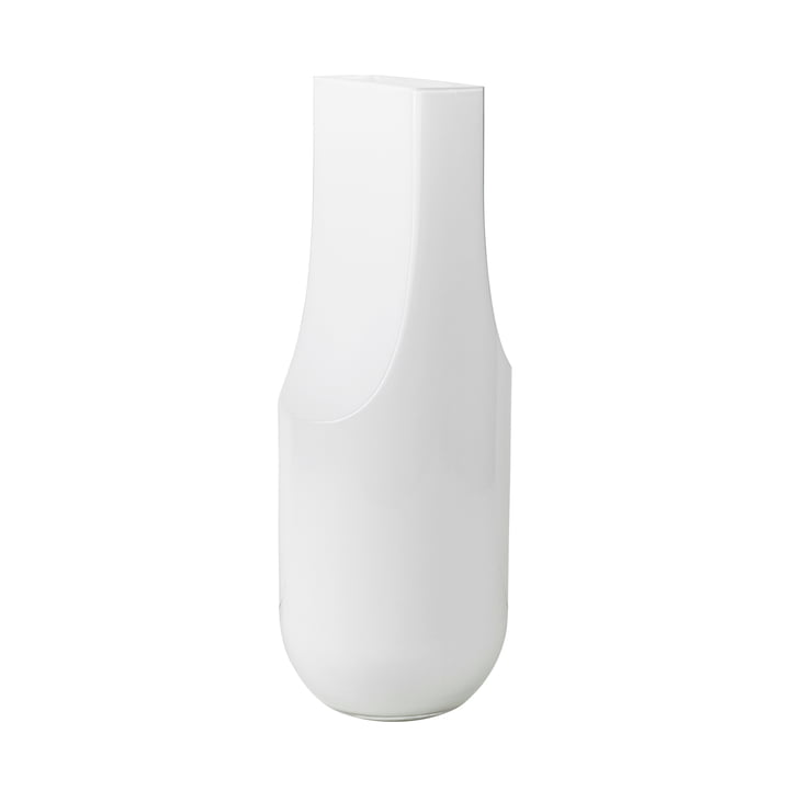 Serif Vase Kristina Dam Studio in der Farbe opal weiß