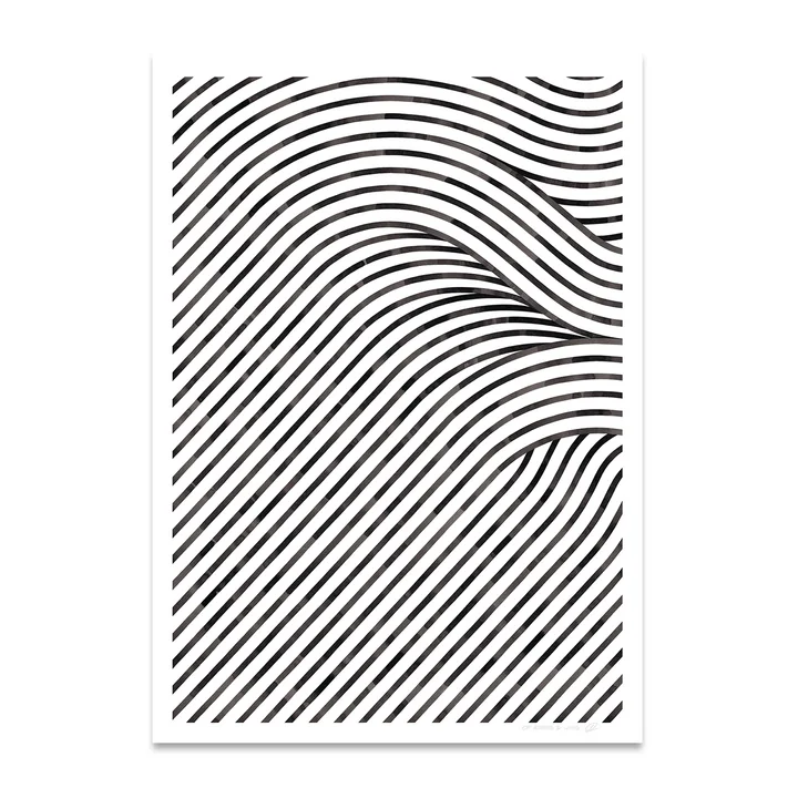 Quantum Fields 02 Poster, 50 x 70 cm von Paper Collective