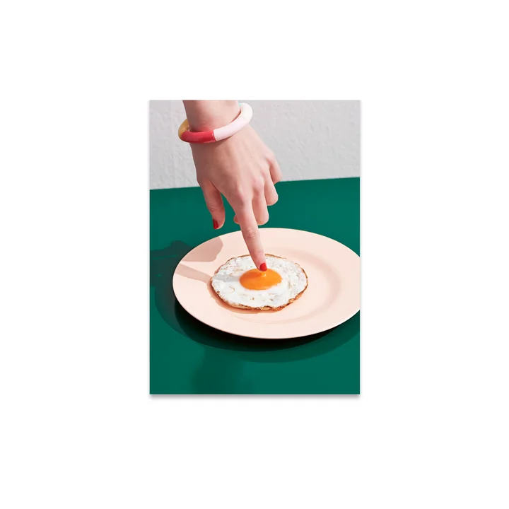 Fried Egg Poster, 30 x 40 cm von Paper Collective