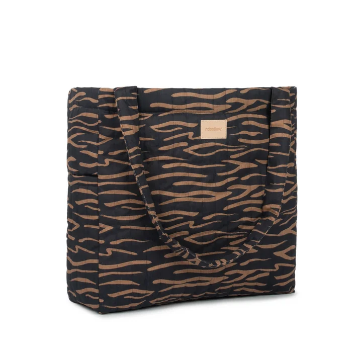 Hyde Park Tasche XXL, wasserfest, blue waves von Nobodinoz