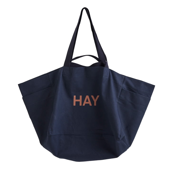 Weekend Bag No. 2, midnight blue von Hay